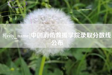定西中国消防救援学院录取分数线公布