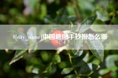 定西中国地图手抄报怎么画