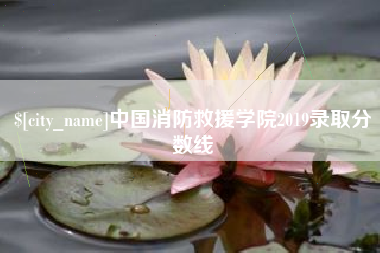 定西中国消防救援学院2019录取分数线