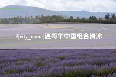 定西温哥华中国组合滑冰