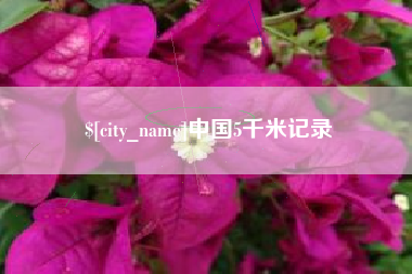 定西中国5千米记录