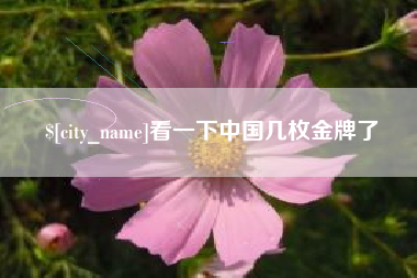 定西看一下中国几枚金牌了