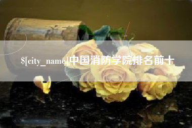 定西中国消防学院排名前十