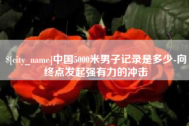 定西中国5000米男子记录是多少-向终点发起强有力的冲击
