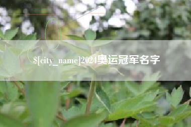 定西2024奥运冠军名字