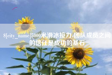 定西5000米滑冰接力-团队成员之间的信任是成功的基石