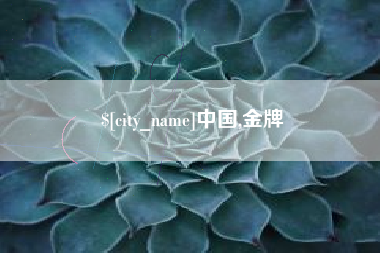 定西中国,金牌