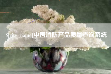 定西中国消防产品质量查询系统