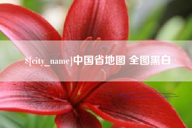 定西中国省地图 全图黑白
