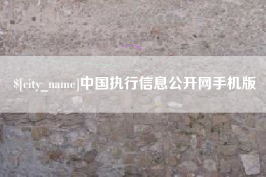 定西中国执行信息公开网手机版