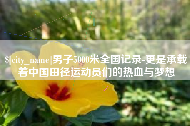 定西男子5000米全国记录-更是承载着中国田径运动员们的热血与梦想