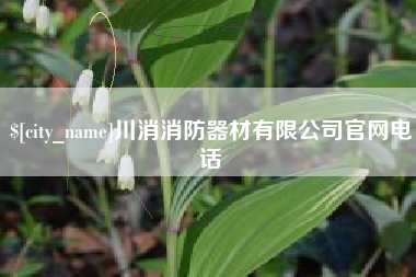 定西川消消防器材有限公司官网电话