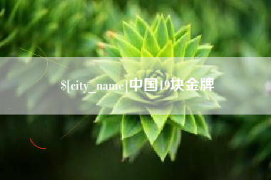 定西中国19块金牌