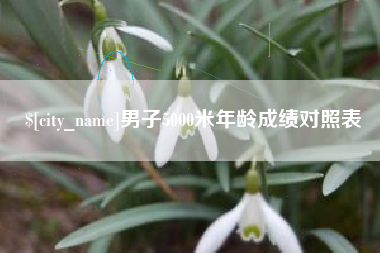 定西男子5000米年龄成绩对照表