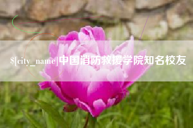 定西中国消防救援学院知名校友