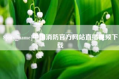 定西中国消防官方网站直播视频下载
