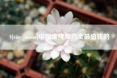 定西中国金牌哪六金最值钱的