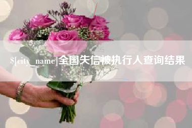 定西全国失信被执行人查询结果