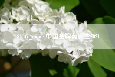 定西中国金牌有哪些2021